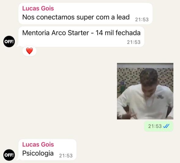 Print Lucas Gois - mentoria fechada